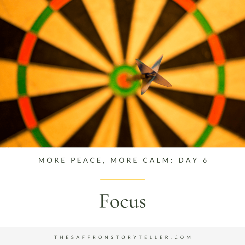 Focussing on the present&nbsp;Moment