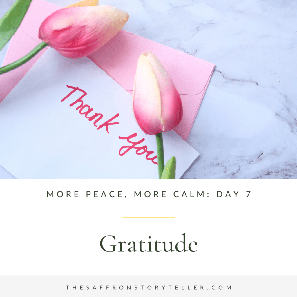 Being grateful to find the inner&nbsp;peace