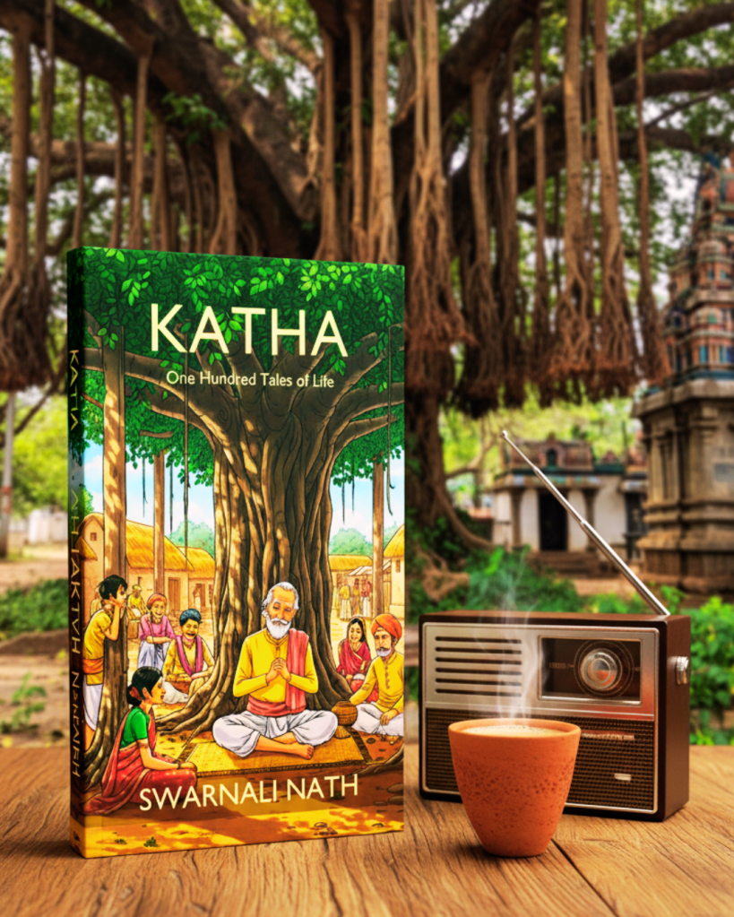Katha story book under a banyan tree