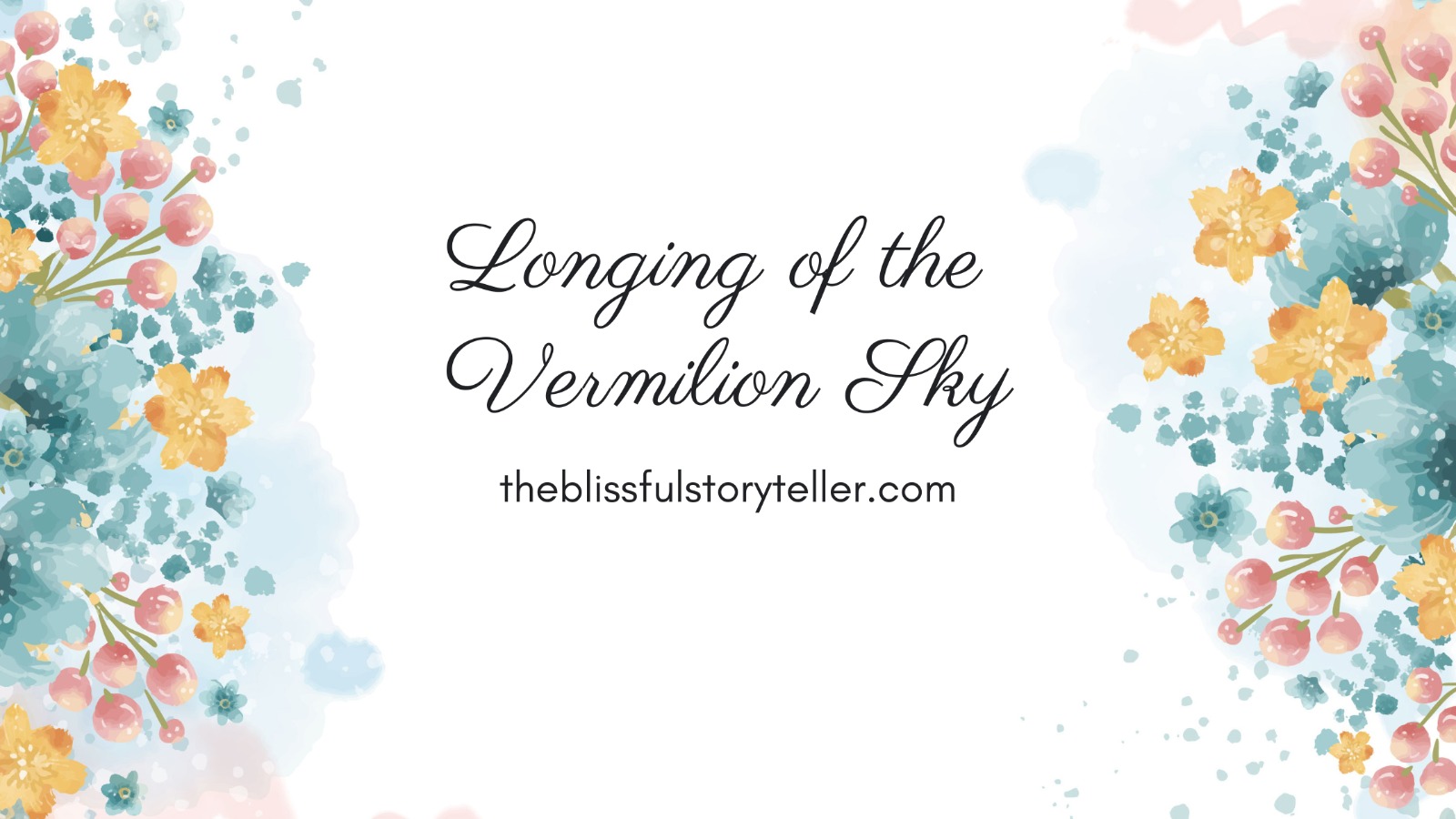 Poetry of the Vermilion Sky
